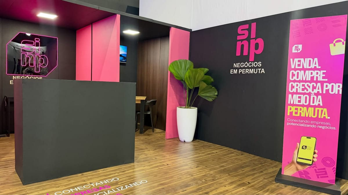 Estande SINP — detalhe do acabamento — Rio de Janeiro